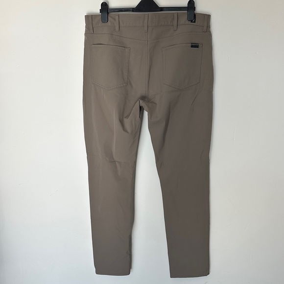 7 For All Mankind Tan skinny tapered Chinos 38 - Picture 6 of 8